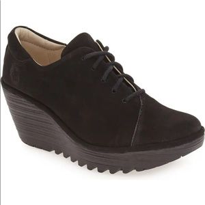 Fly London Yumi Suede Platform Wedge